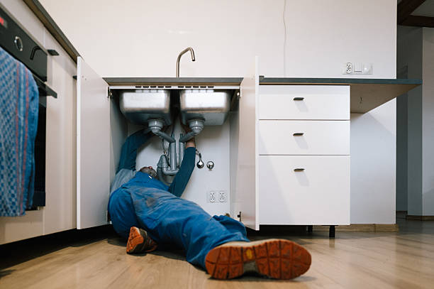 Professional Drain Cleaning technician working in Harrisville, OH